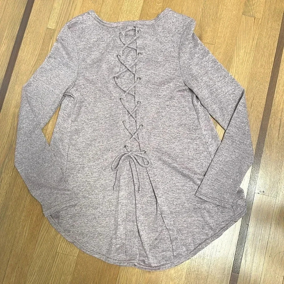 Corset back hi lo top - Picture 2 of 3